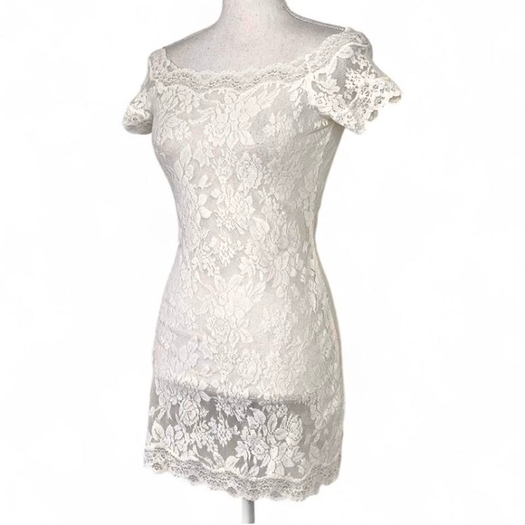 Y2K Victoria's Secret Angelic Lace Slip Dress